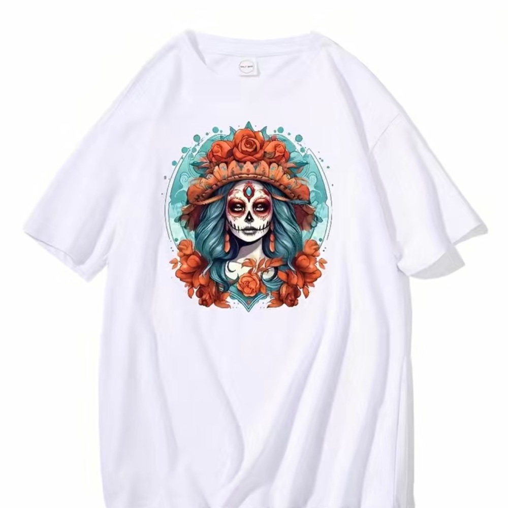 Fall Catrina Dia de Los Muertos T shirt